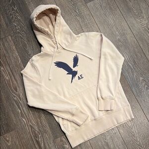 American Eagle Cream Hoodie